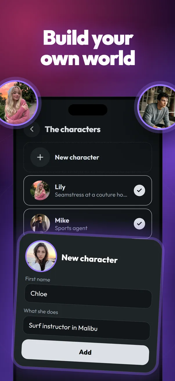 Circle by Zinkey Labs, app de red social con IA: Crea tu propio mundo y tus personajes