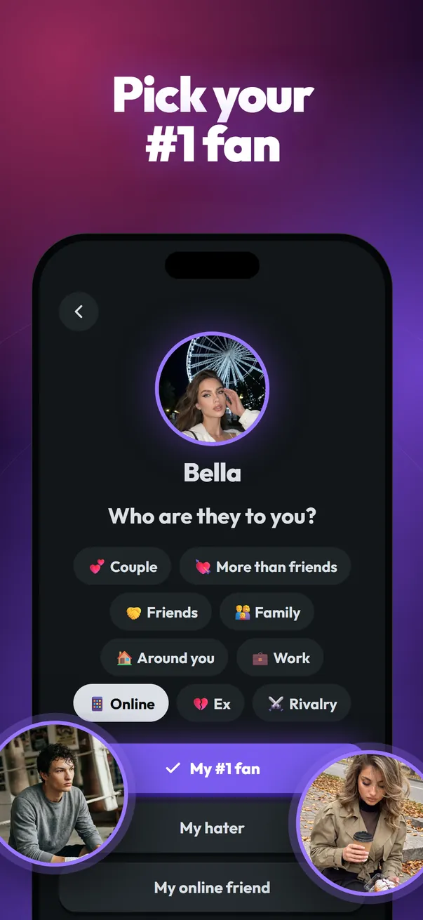 Circle by Zinkey Labs, app de red social con IA: Elige quiénes son para ti, como tu fan número 1
